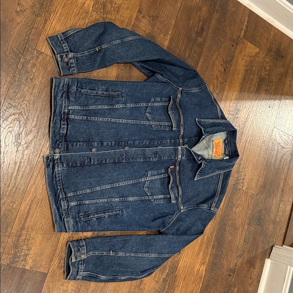 Levi's Dark Blue Denim Jacket - Picture 1 of 6